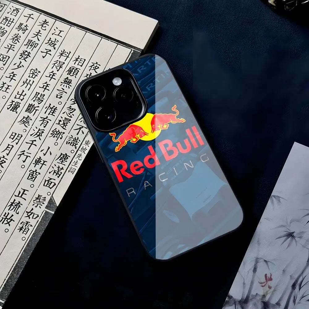 Coque iPhone Red Bull - Protection Complète Silicone
