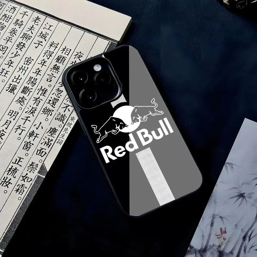 Coque iPhone Red Bull - Protection Complète Silicone